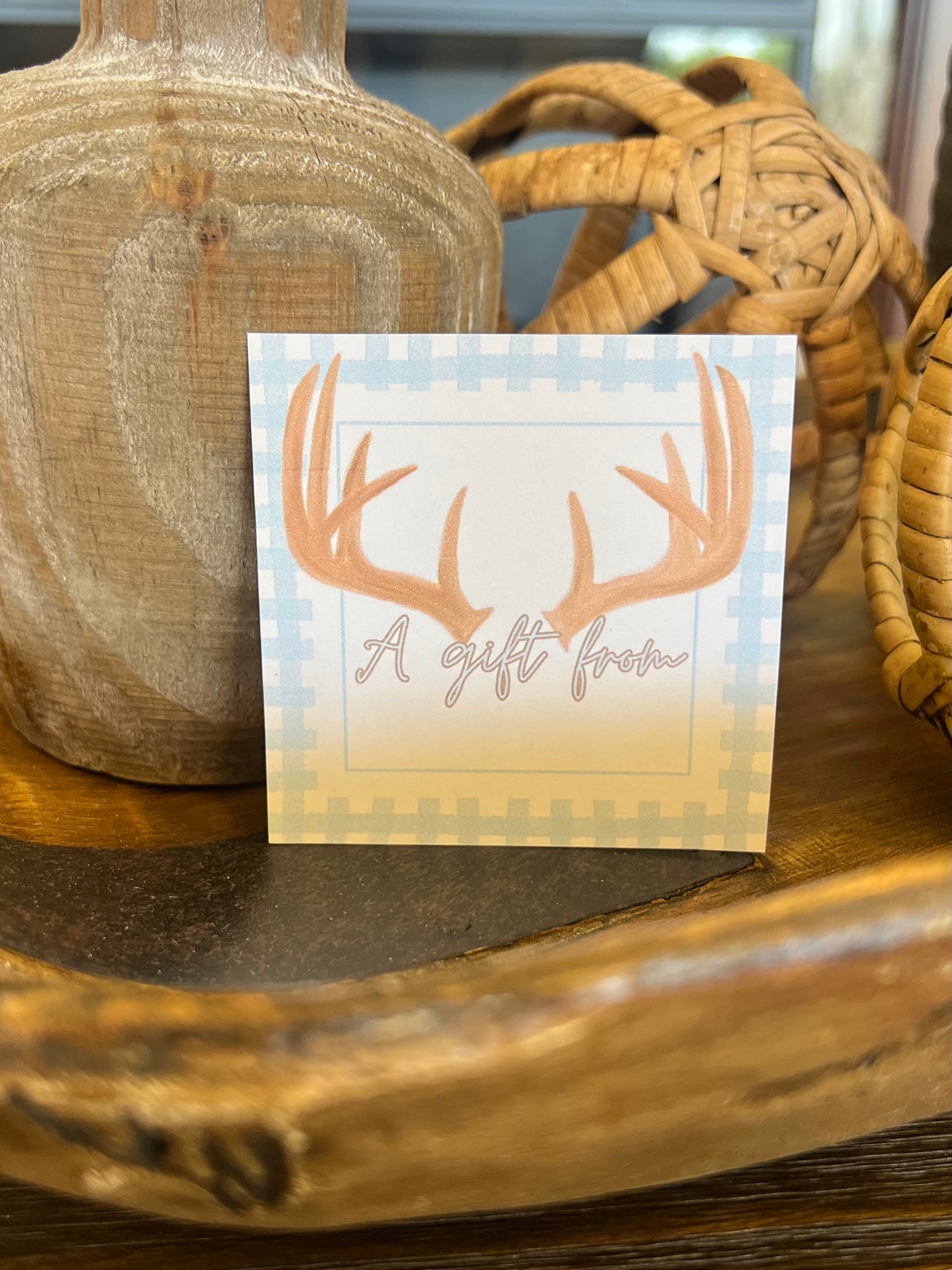 Blue Antler Tags