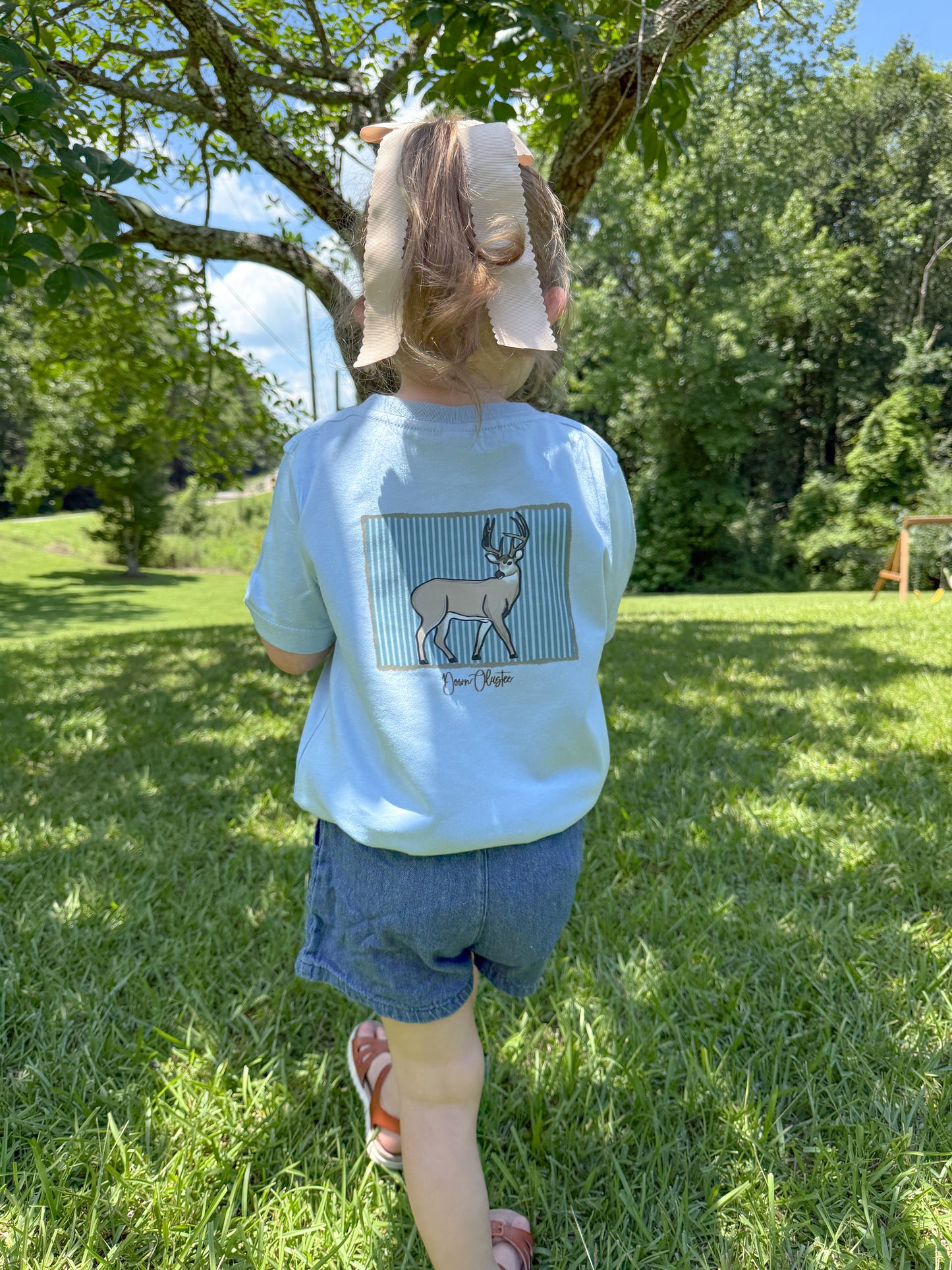 Preppy Pinstripe Deer