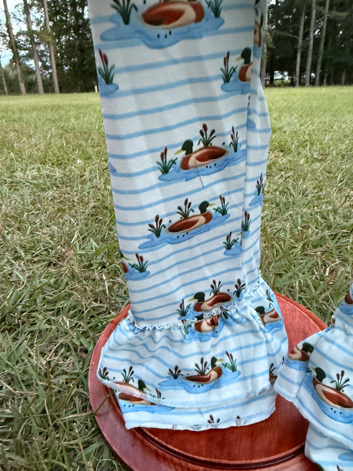 Kelly French Knot Duck Pant Set