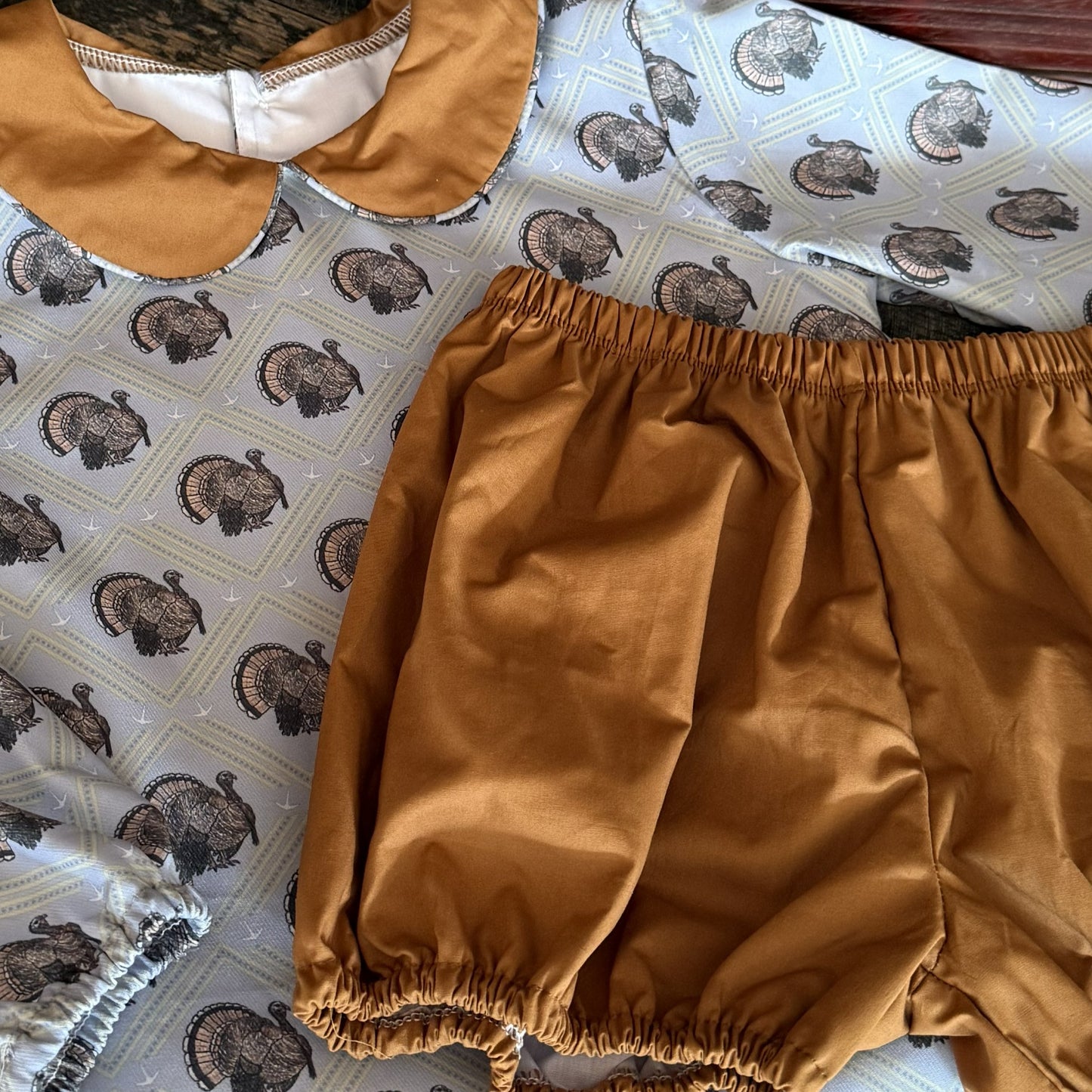 Boys Turkey Strut Short Set PREORDER