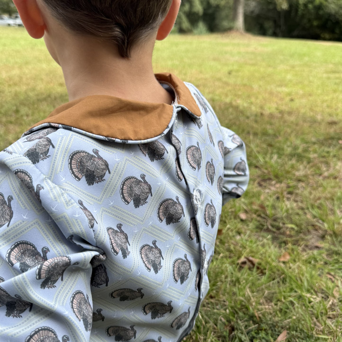 Boys Heritage Plaid Riley Collared Short Set