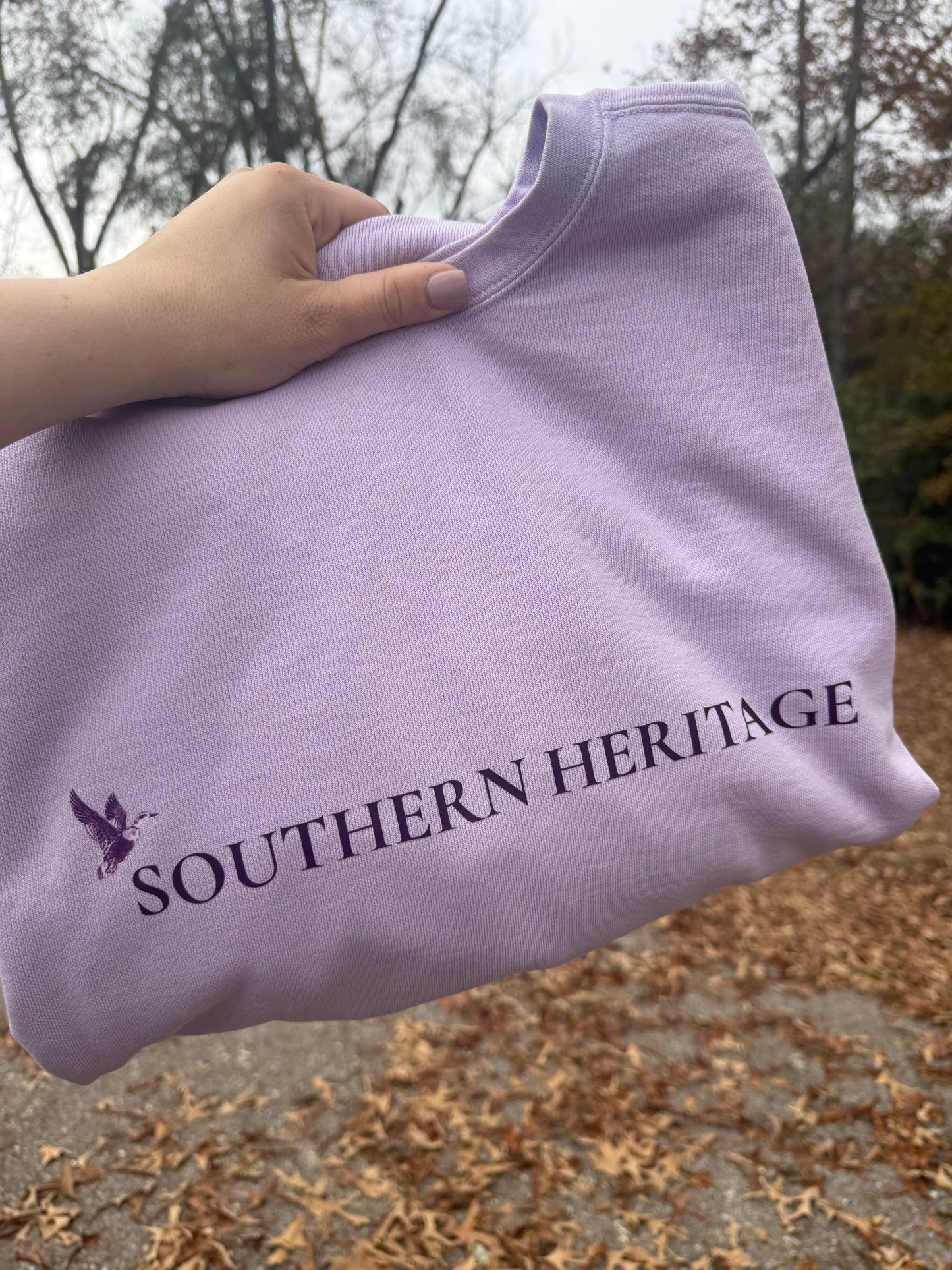 Southern Heritage Branded Pullover - Lilac