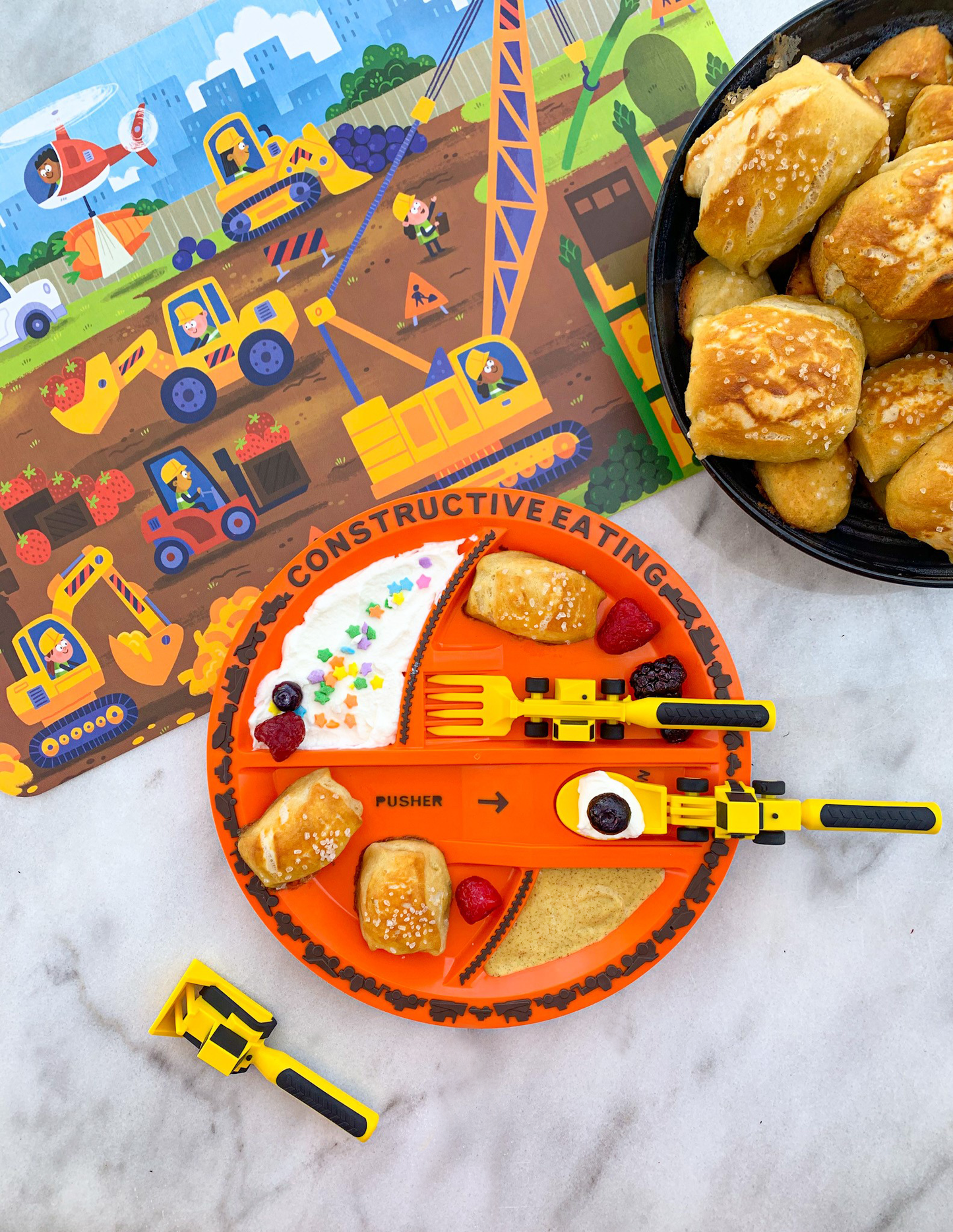 Construction Fork: Yellow