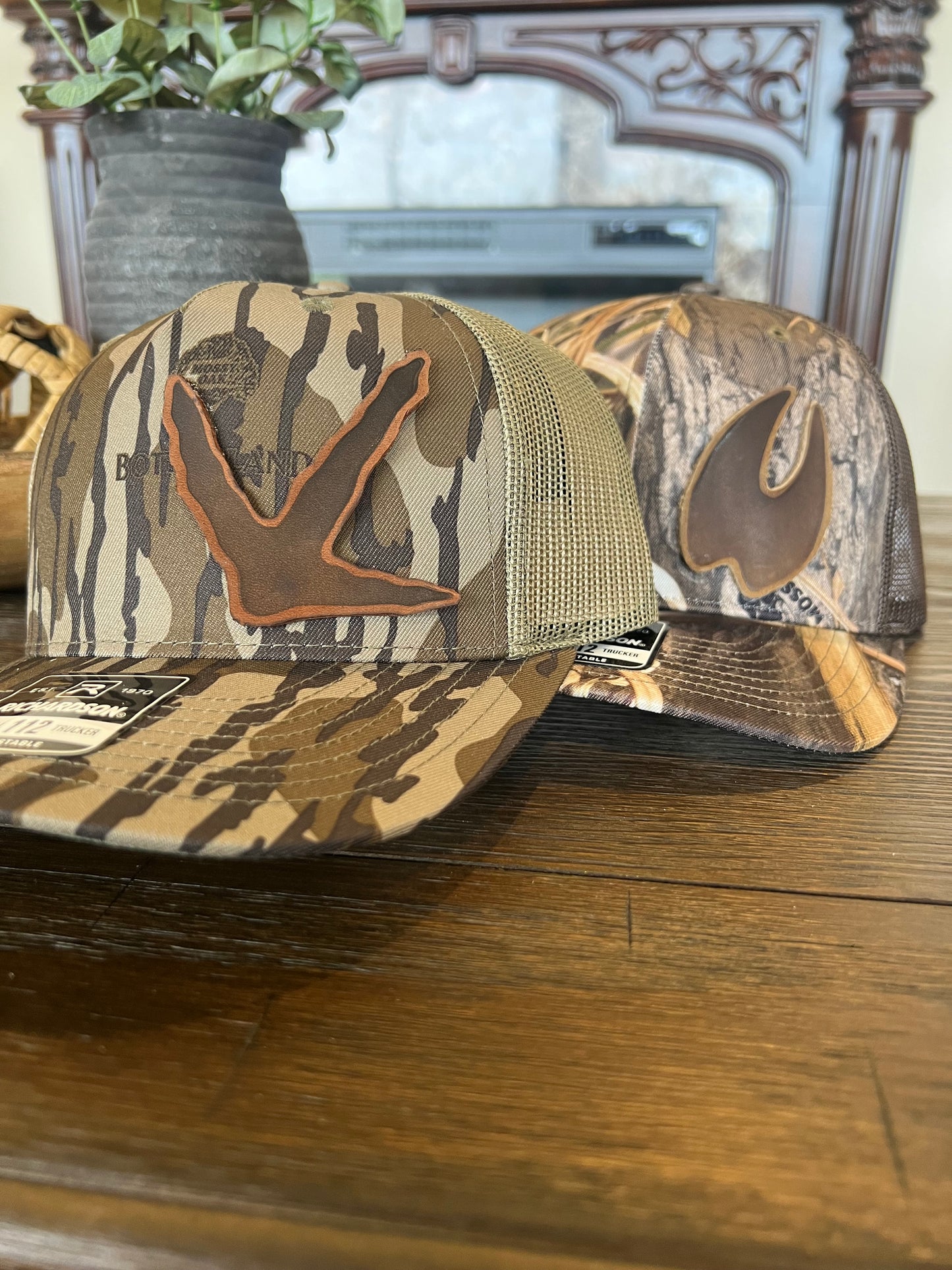 Bottomland Turkey Foot Leather Patch Hat