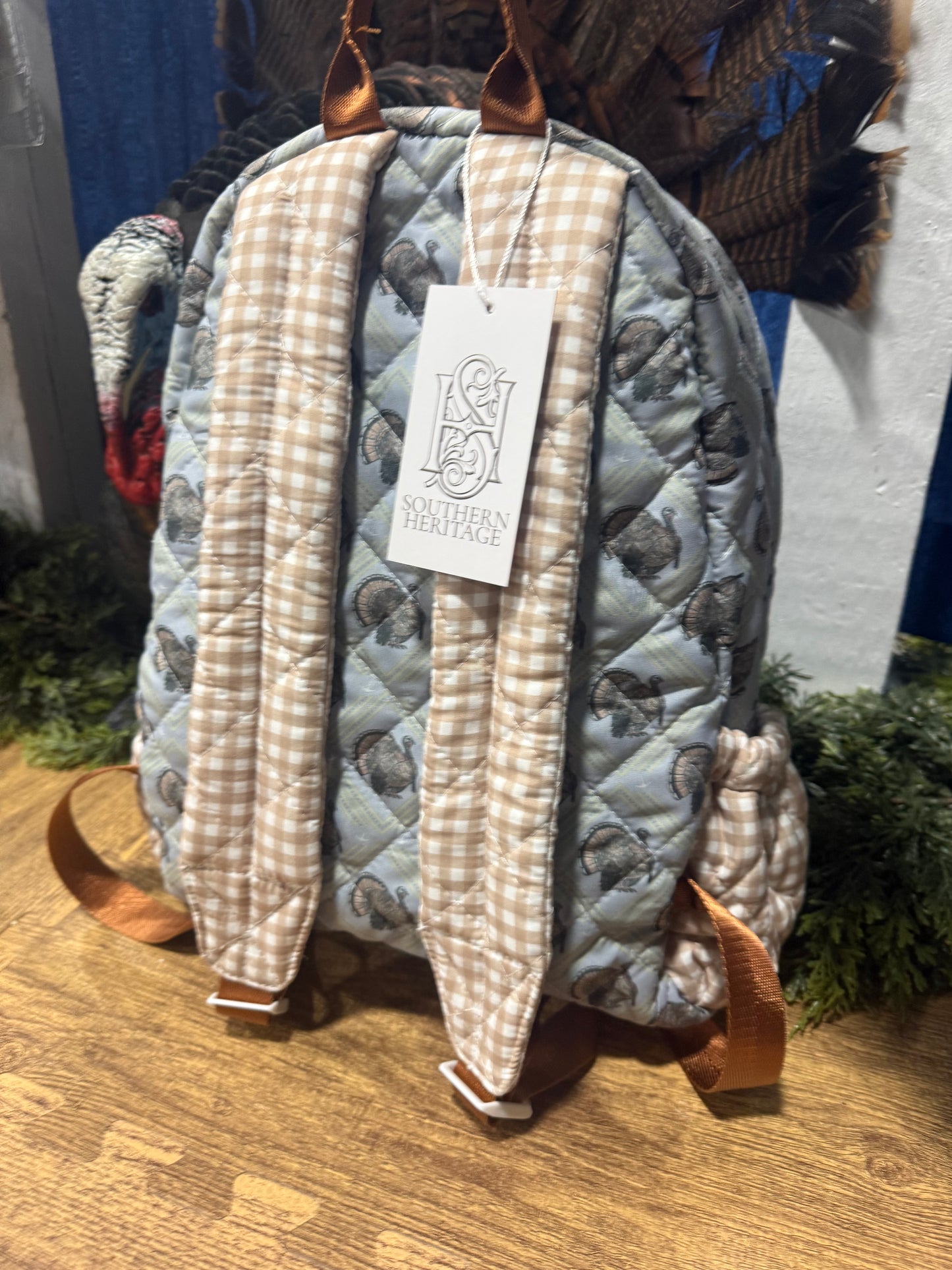 Turkey Strut Quilted Backpack