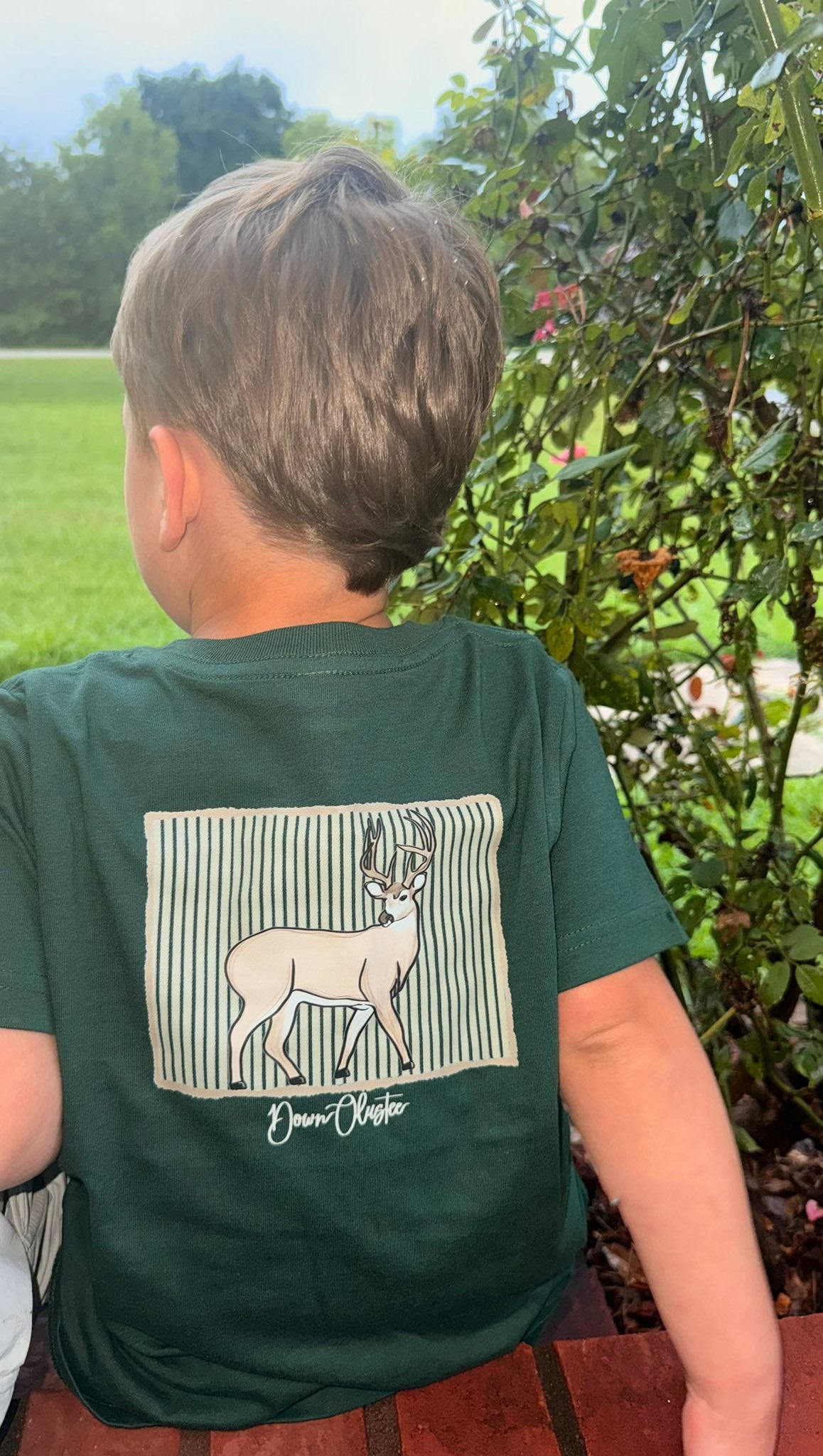 Preppy Pinstripe Deer