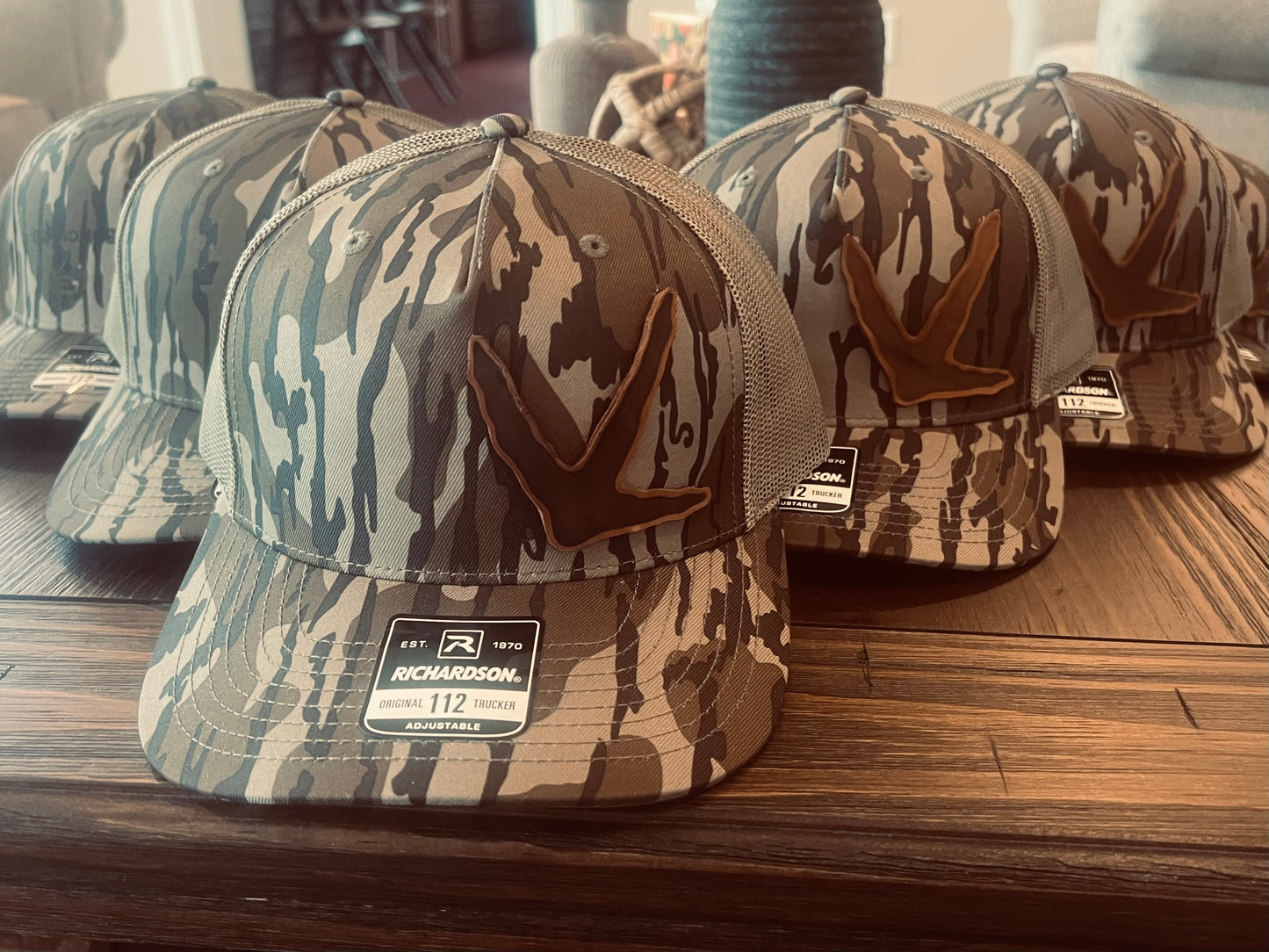 Bottomland Turkey Foot Leather Patch Hat