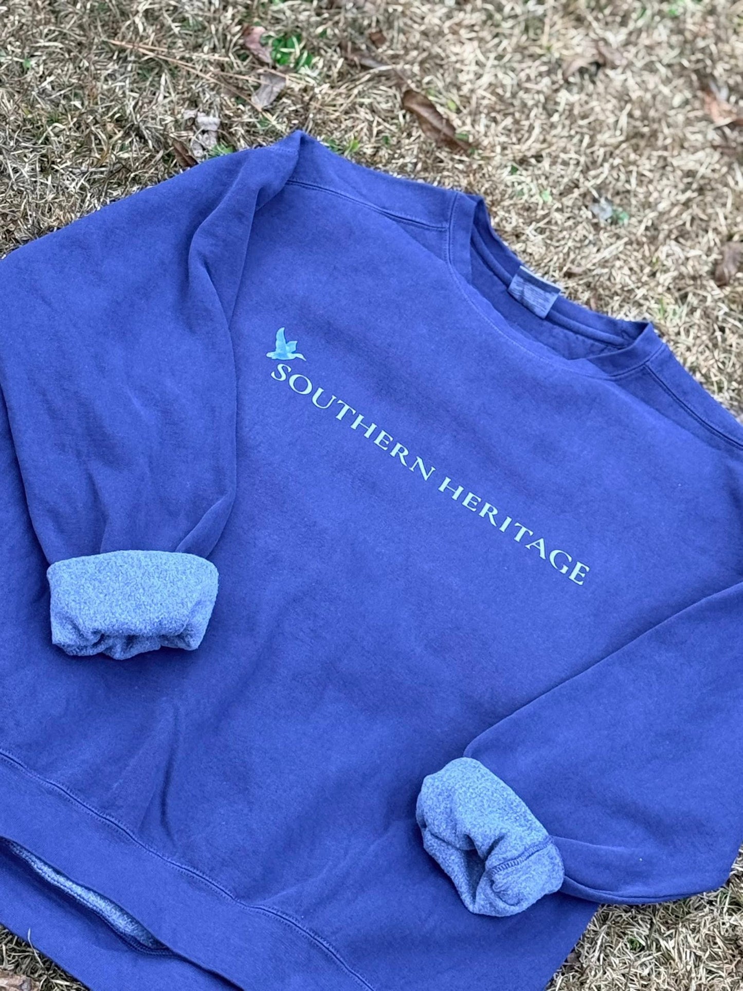 Southern Heritage Branded Pullover - Navy