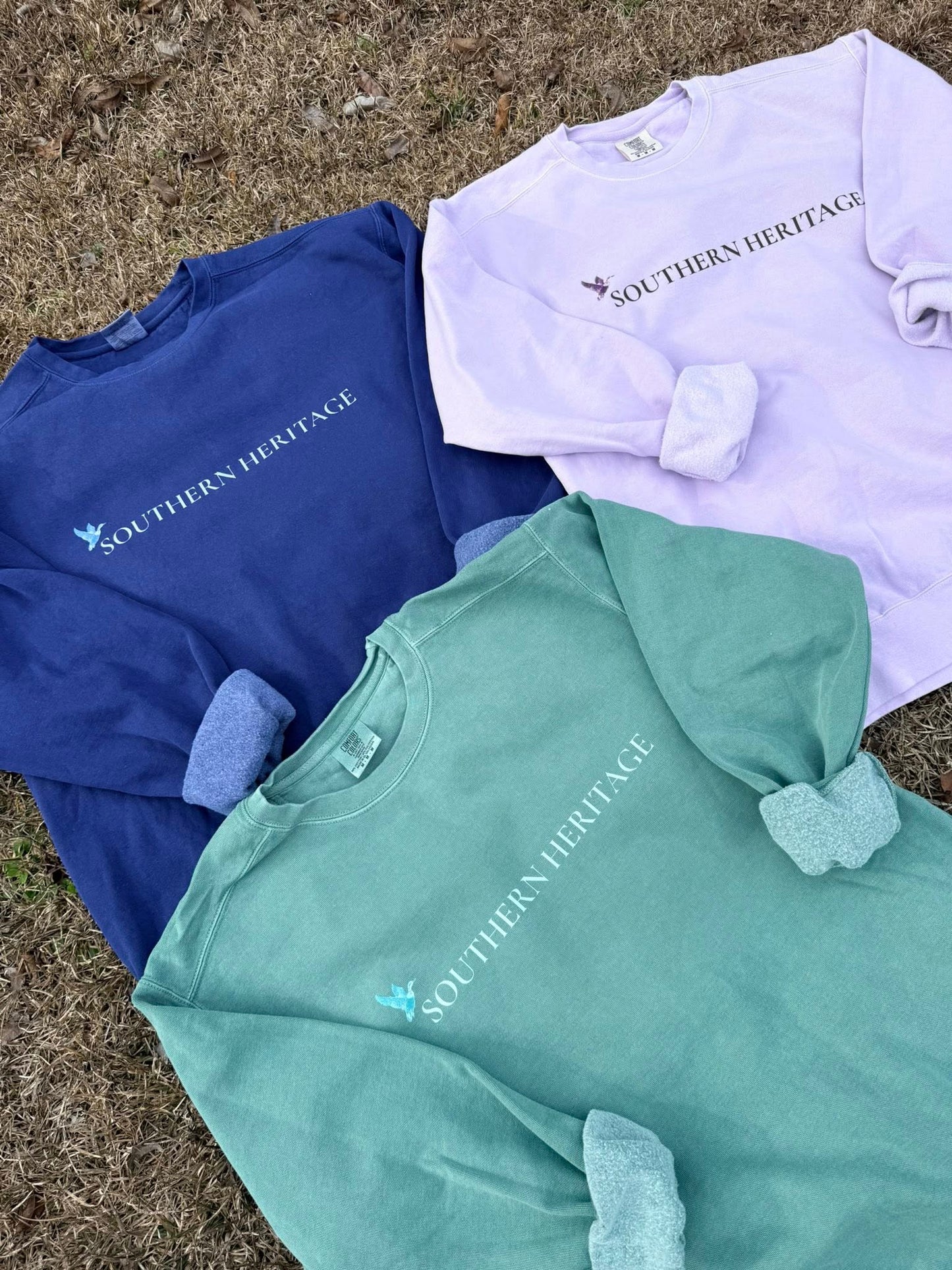 Southern Heritage Branded Pullover - Navy