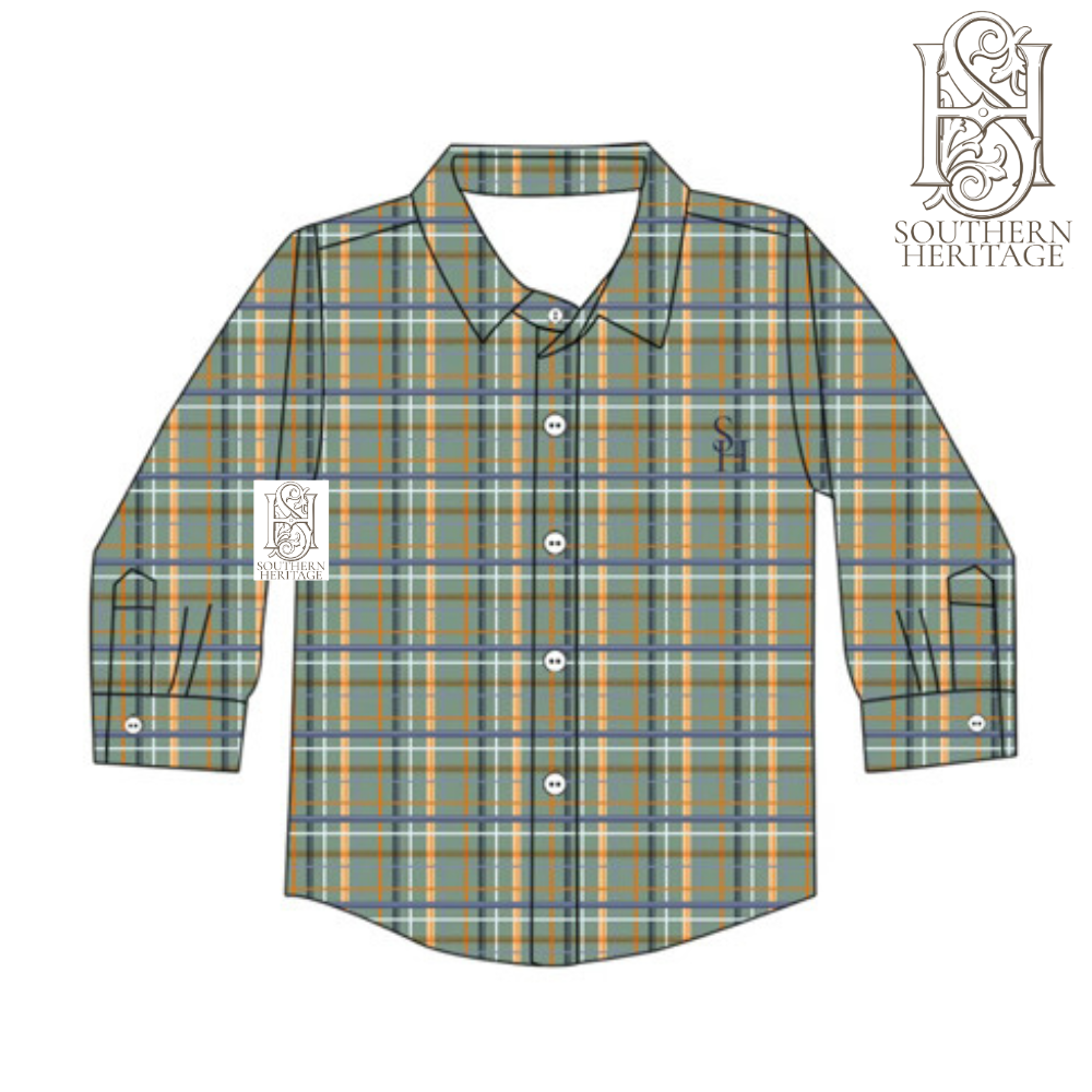 Heritage Plaid Henry Classic Button Down