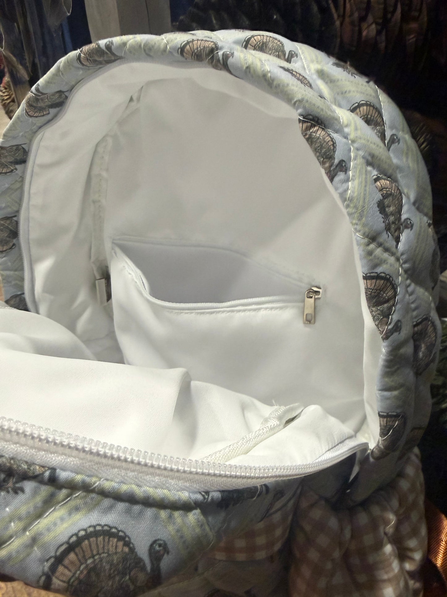 Antler Crest Quilted Backpack PREORDER