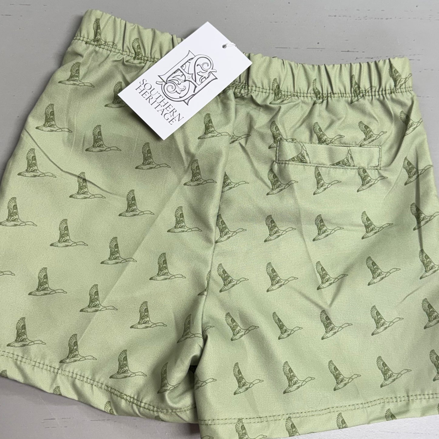 Southern Heritage In Flight Sage Shorts