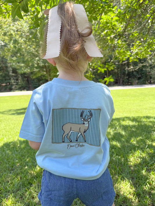 Preppy Pinstripe Deer