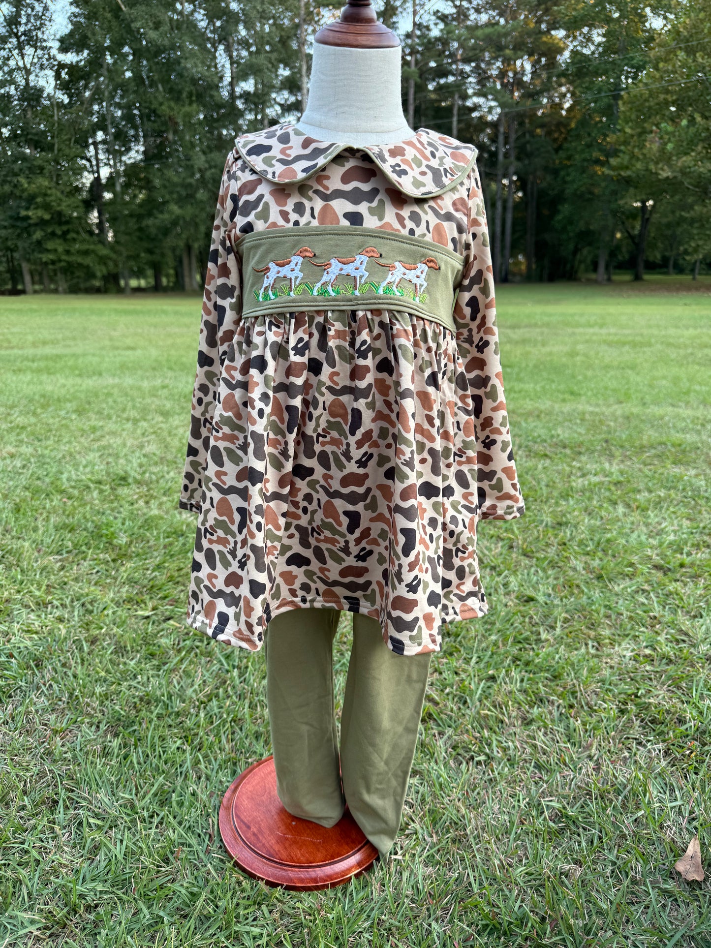 Old School Camo Pointer Girls Set