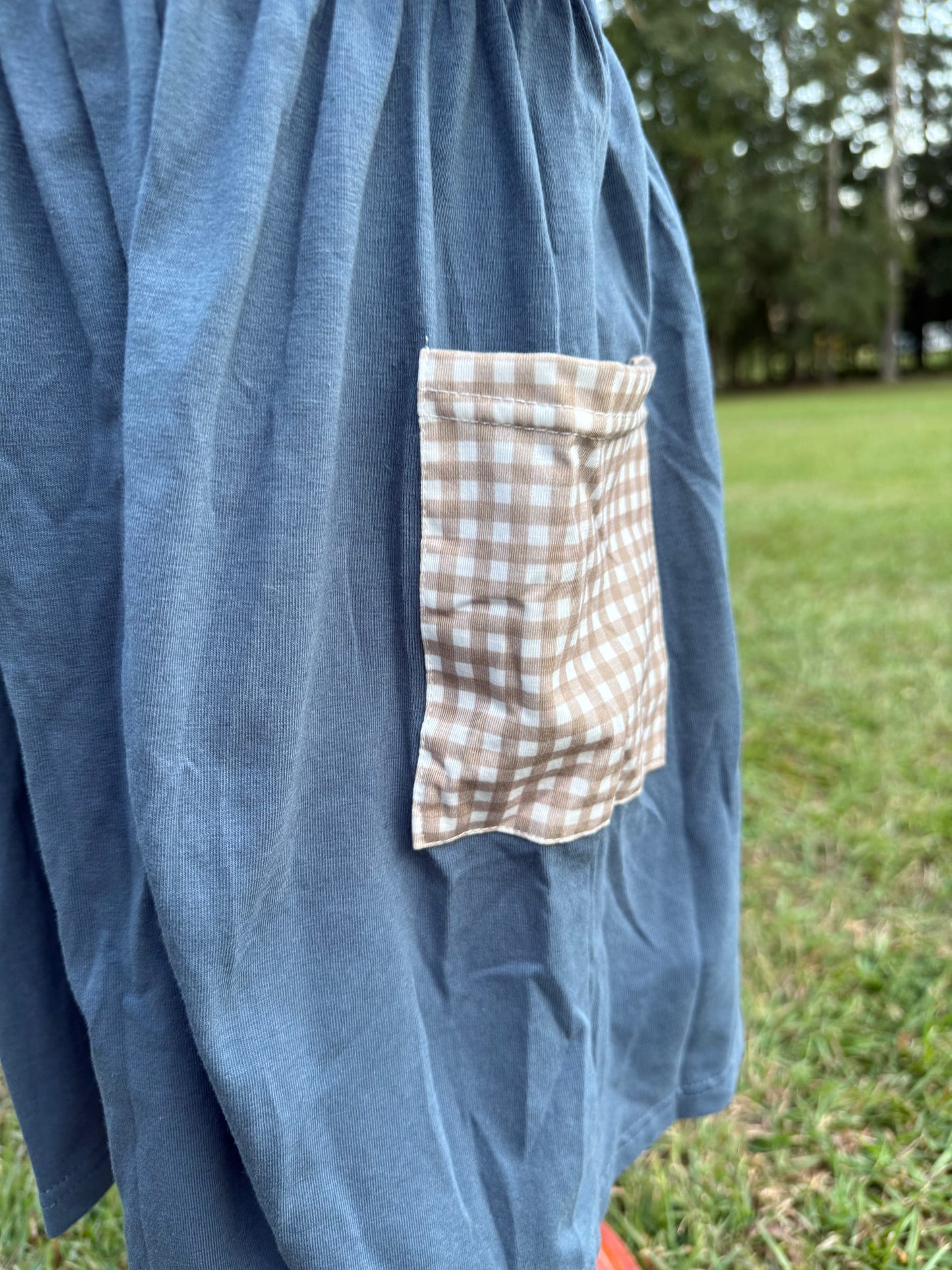 Navy Hunting Animal Dress