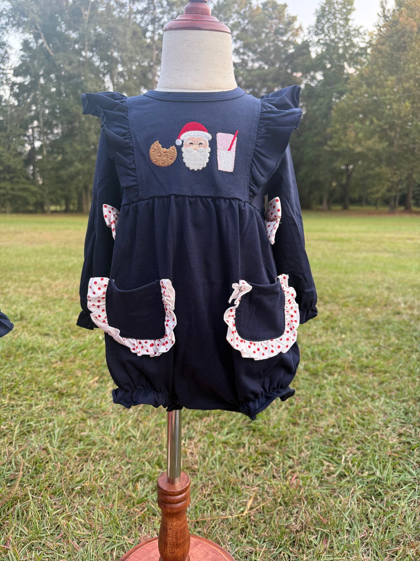 Cookies With Santa Girls Bubble