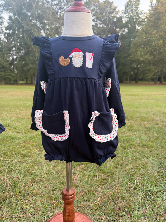 Cookies With Santa Girls Bubble