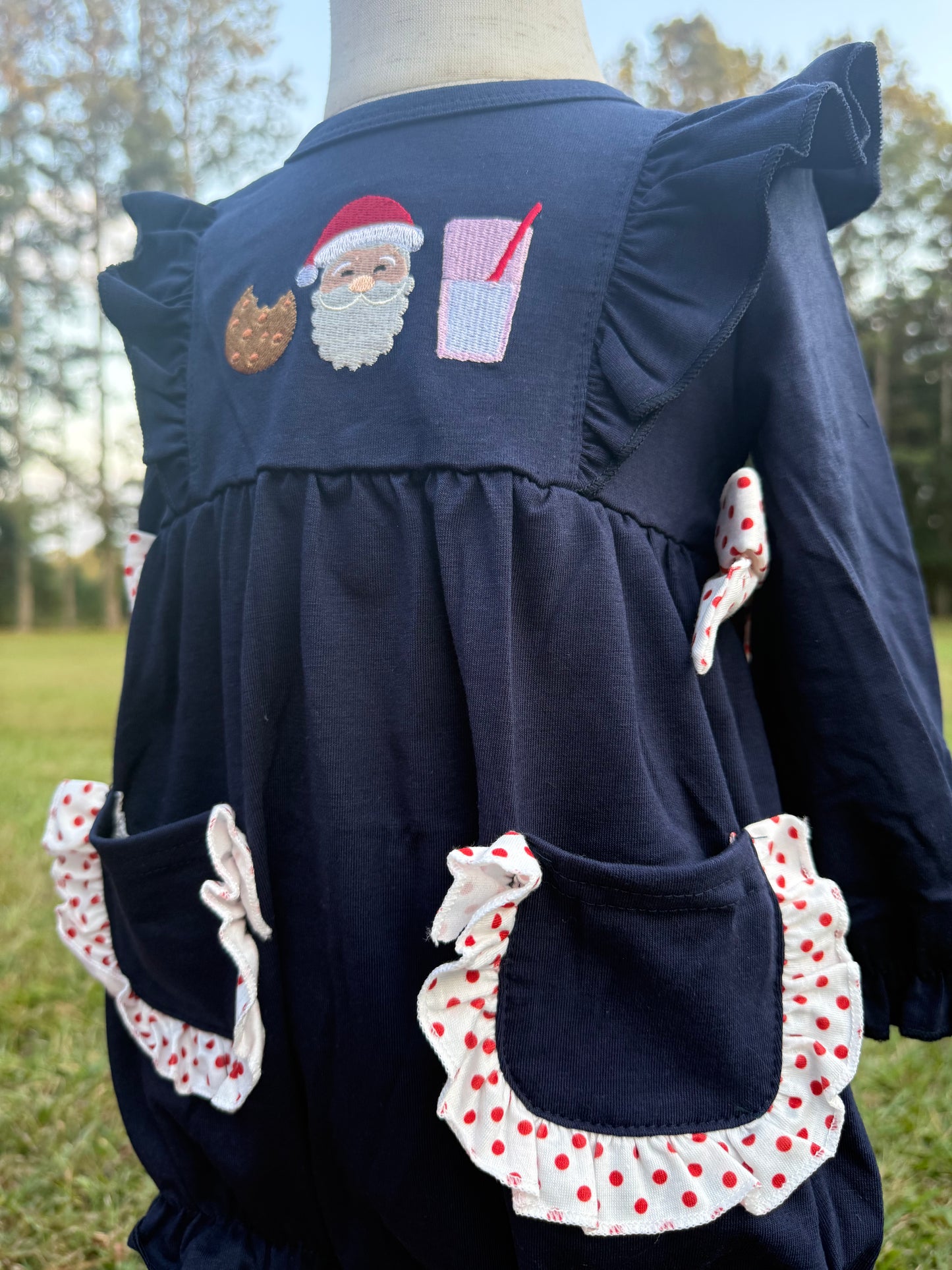 Cookies With Santa Girls Bubble