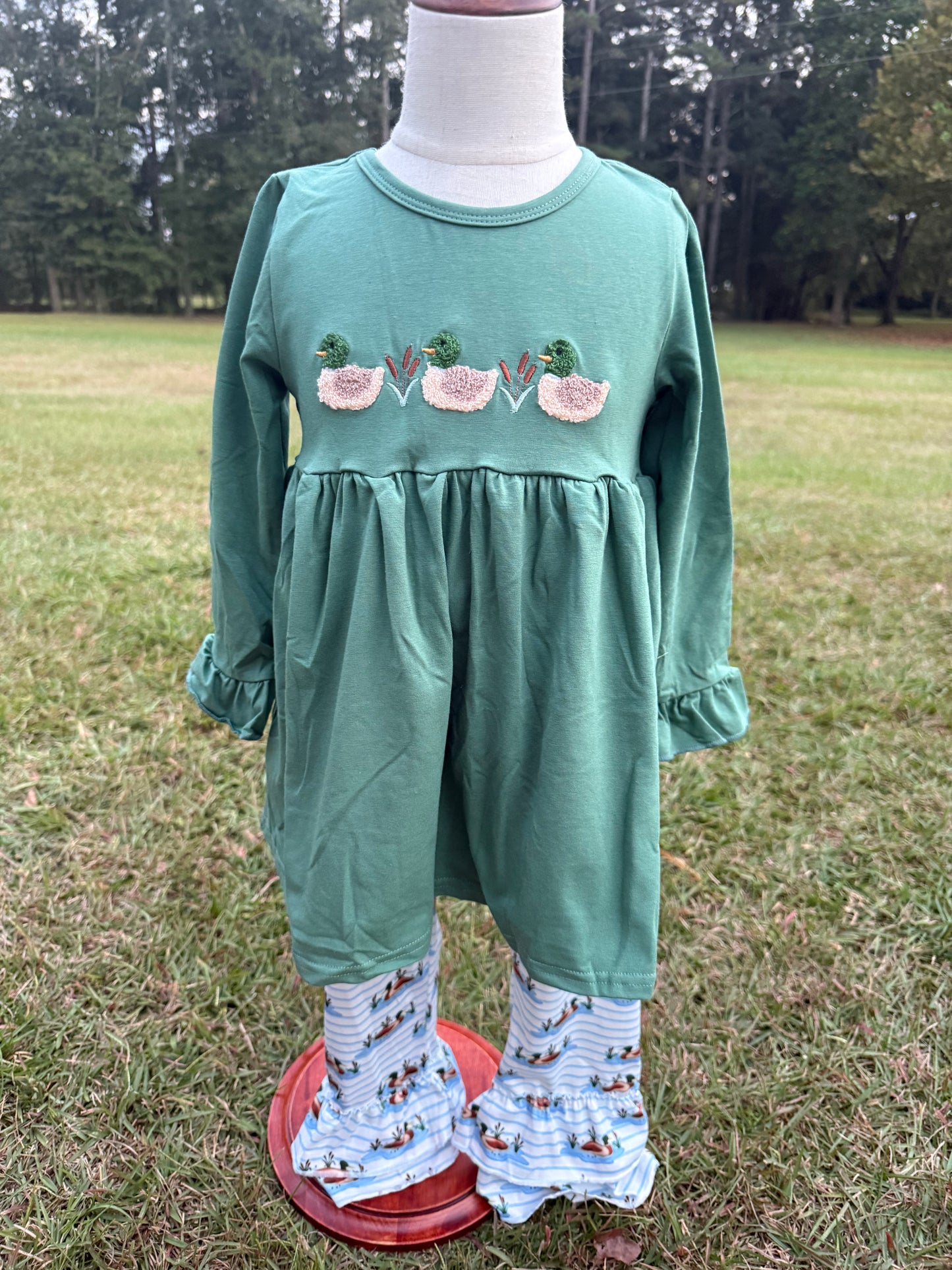 Kelly French Knot Duck Pant Set