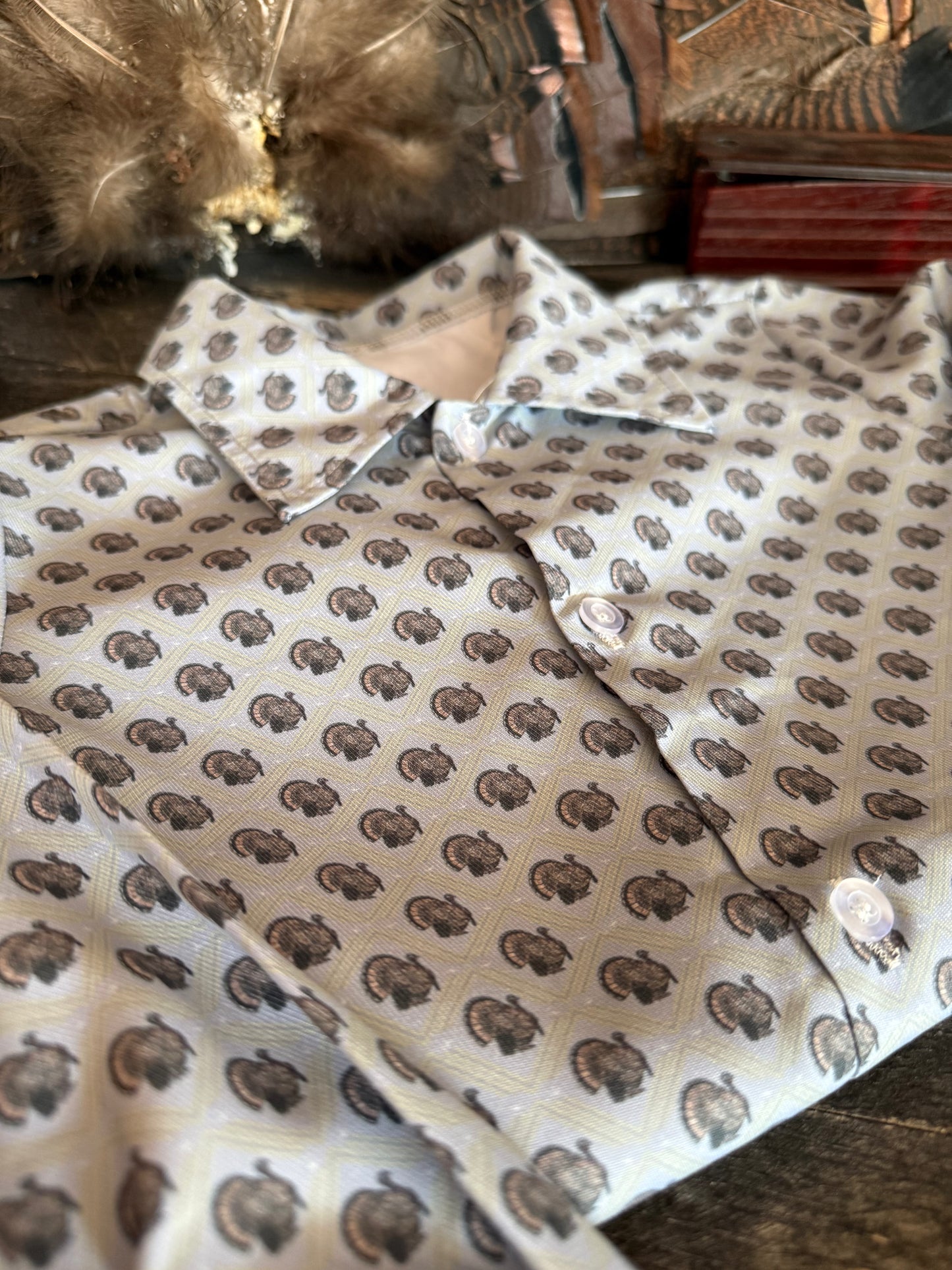 Boys Turkey Strut Button Down PREORDER