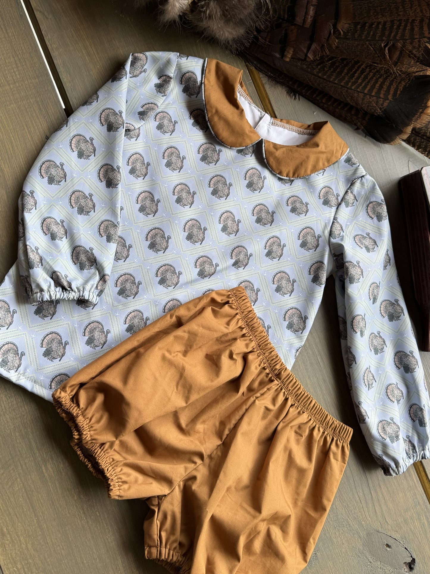 Boys Turkey Strut Short Set PREORDER