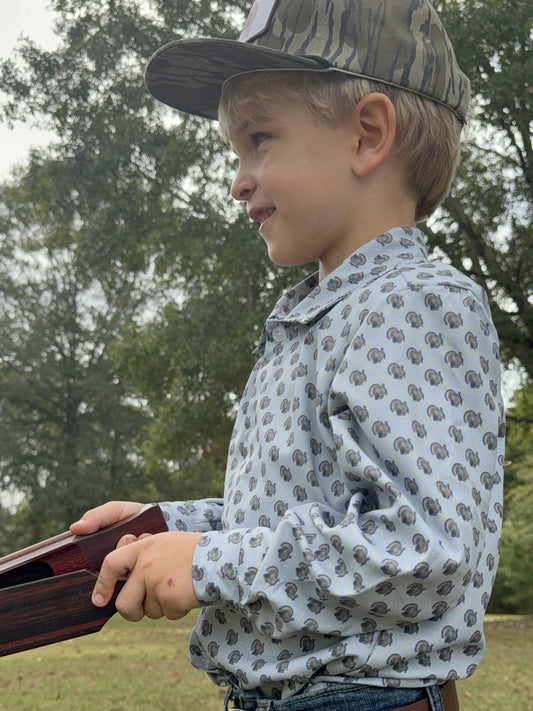 Boys Turkey Strut Button Down PREORDER