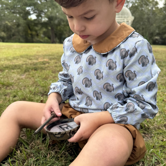 Boys Turkey Strut Short Set PREORDER