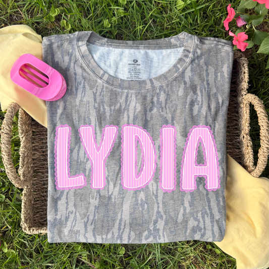 Seersucker Name Bottomland Tee
